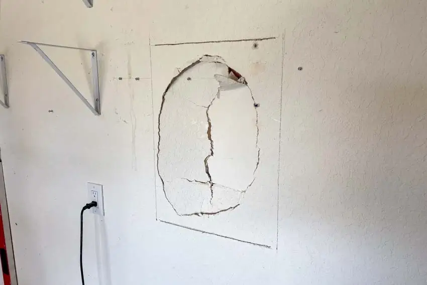 Patching a hole in drywall